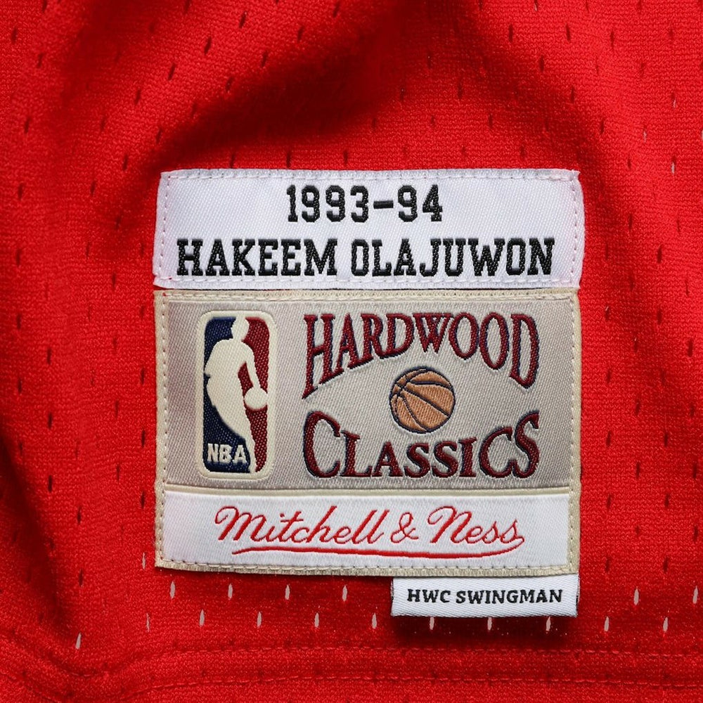 Red Hakeem Olajuwon Houston Rockets 1993/94 Hardwood Classics Swingman Jersey | NBA