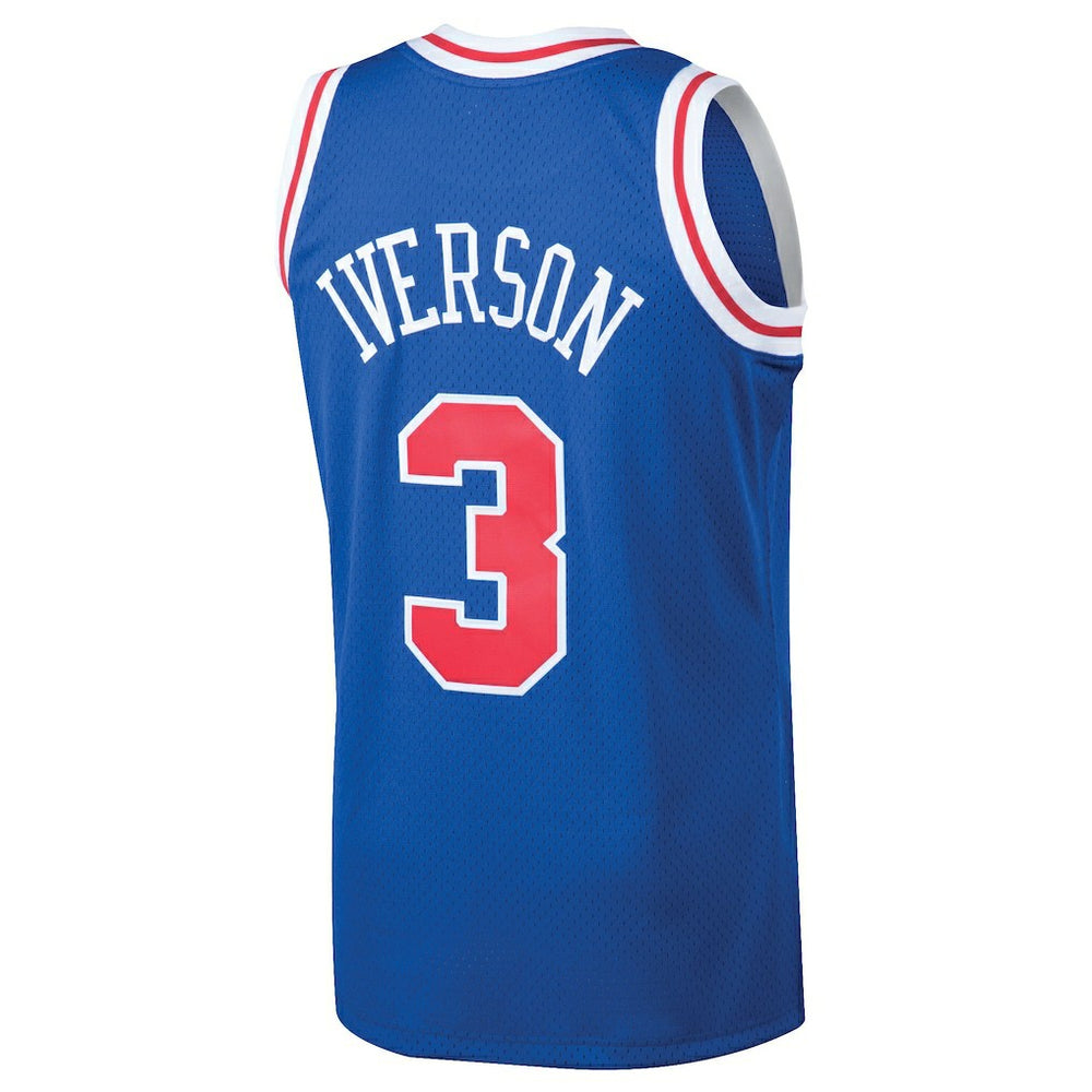 Royal Allen Iverson Philadelphia 76ers 1996/97 Hardwood Classics Swingman Jersey | NBA