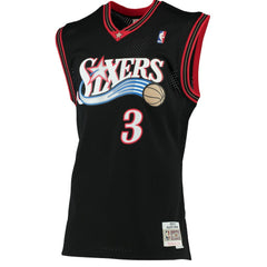 Black Allen Iverson Philadelphia 76ers 2000/01 Hardwood Classics Swingman Jersey sale | NBA