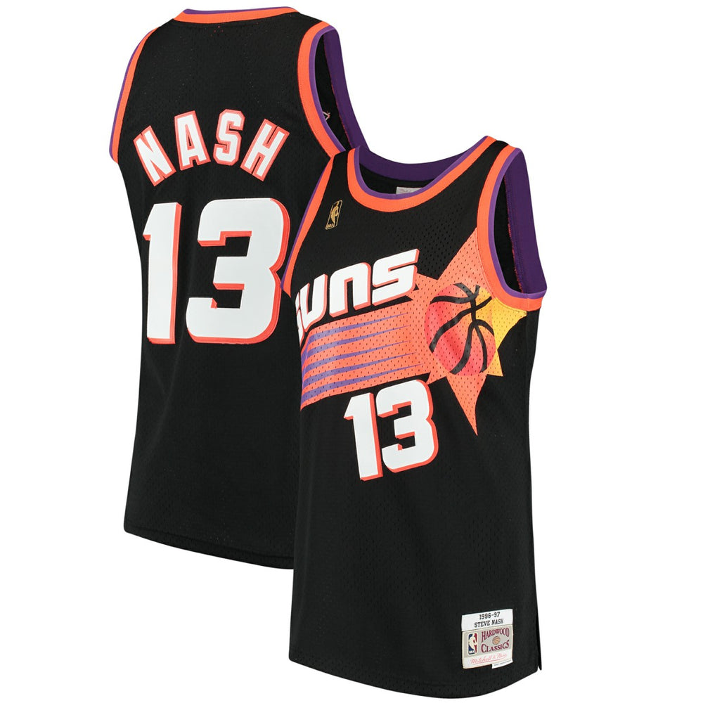Black Steve Nash Phoenix Suns 1996/97 Hardwood Classics Swingman Jersey | NBA