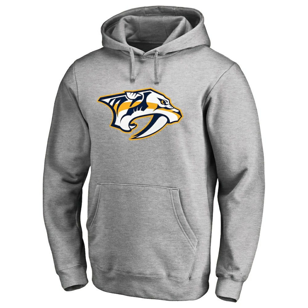 Nashville Predators Primary Team Logo Fleece Fitted Pullover Hoodie -  NHL Hoodies