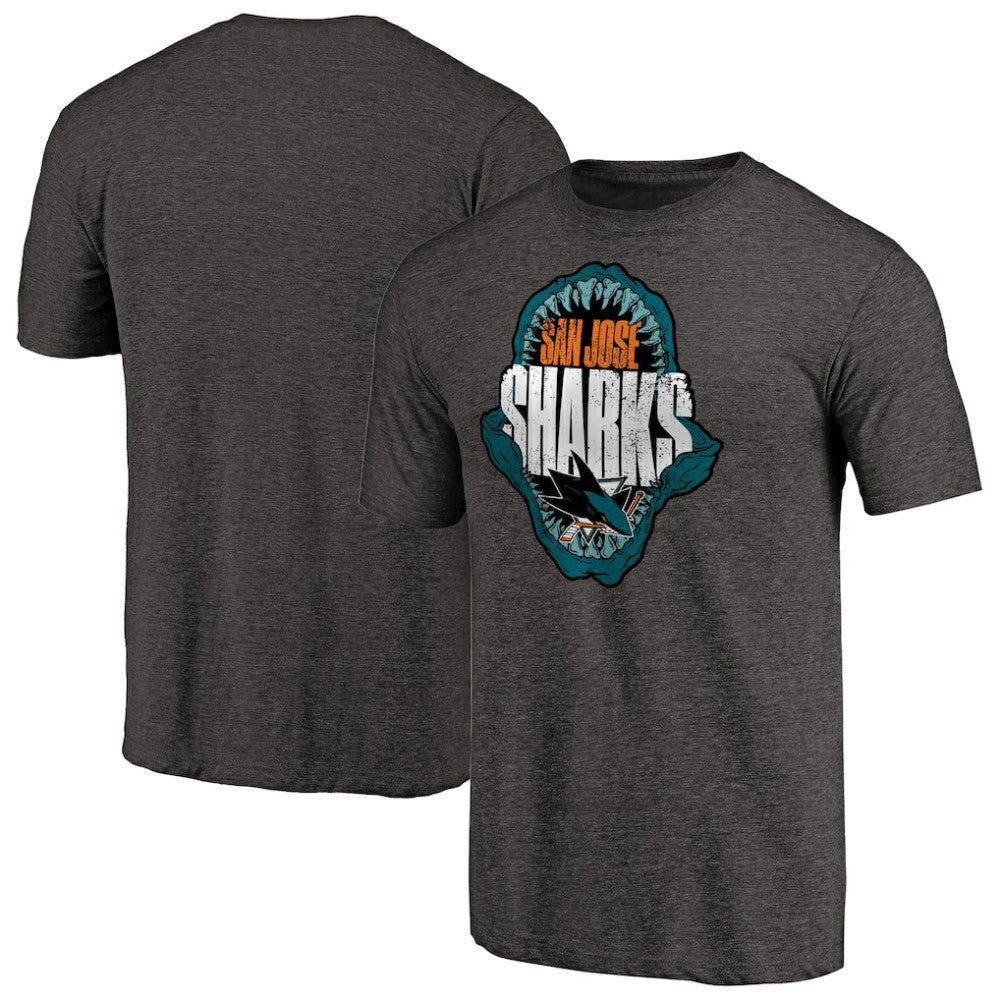 San Jose Sharks Hometown Collection Chomp Tri-Blend T-Shirt -  NHL T-shirts