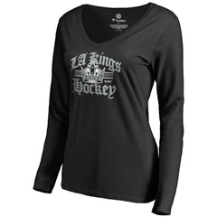 Los Angeles Kings Women's Hometown Collection The Crown Long Sleeve T-Shirt -  NHL T-shirts