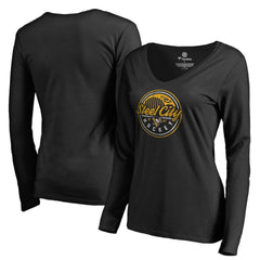 Pittsburgh Penguins Women's Hometown Collection Steel City Long Sleeve T-Shirt -  NHL T-shirts