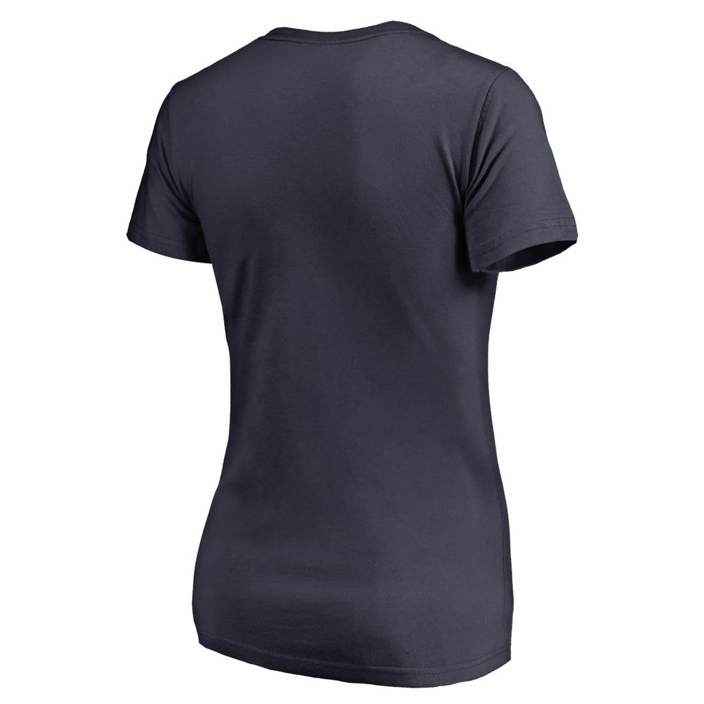 Navy Minnesota Timberwolves Women's Overtime V-Neck T-Shirt | NBA