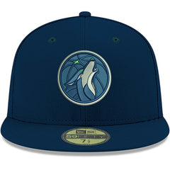 Navy Minnesota Timberwolves Team Color 59FIFTY Fitted Hat | NBA