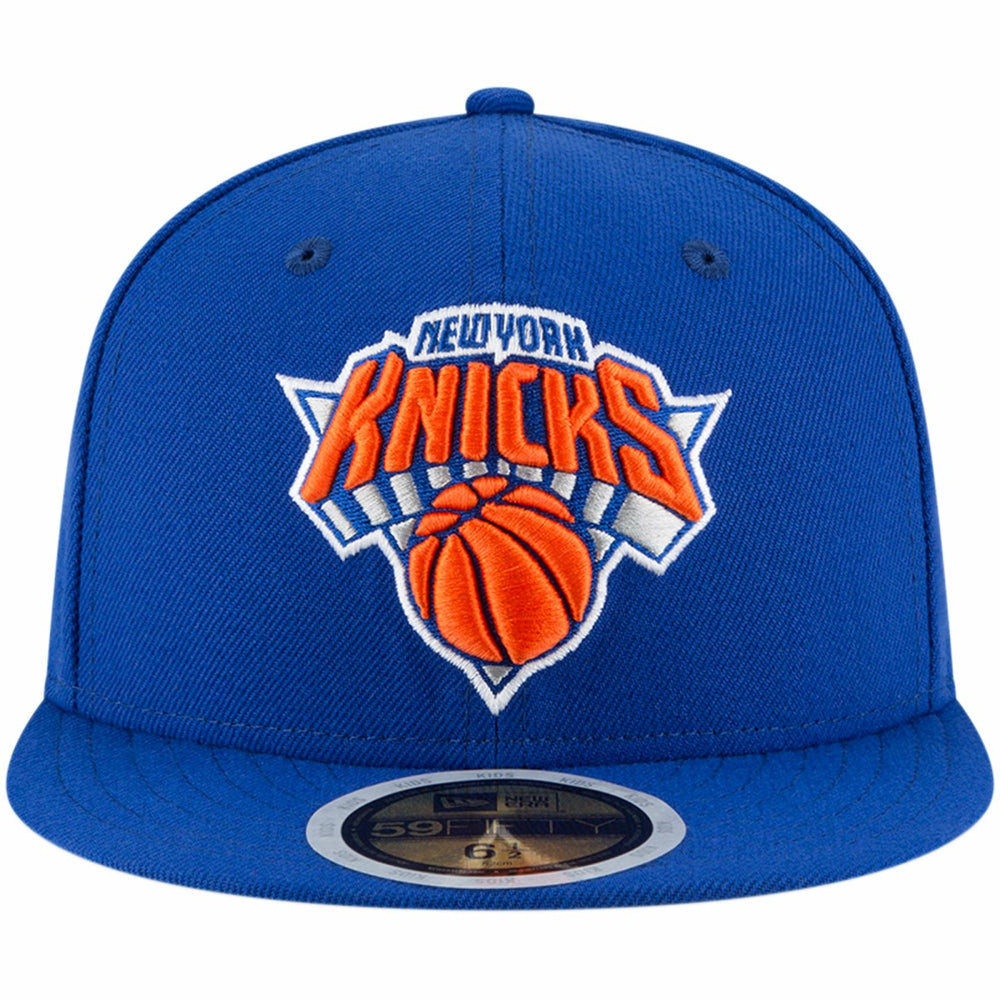 Blue New York Knicks Youth Team Color 59FIFTY Fitted Hat | NBA