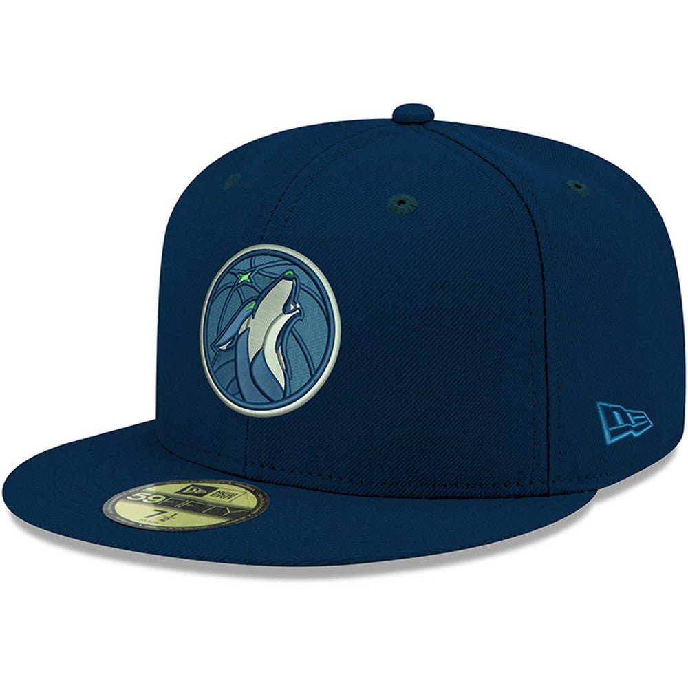 Navy Minnesota Timberwolves Youth Team Color 59FIFTY Fitted Hat | NBA