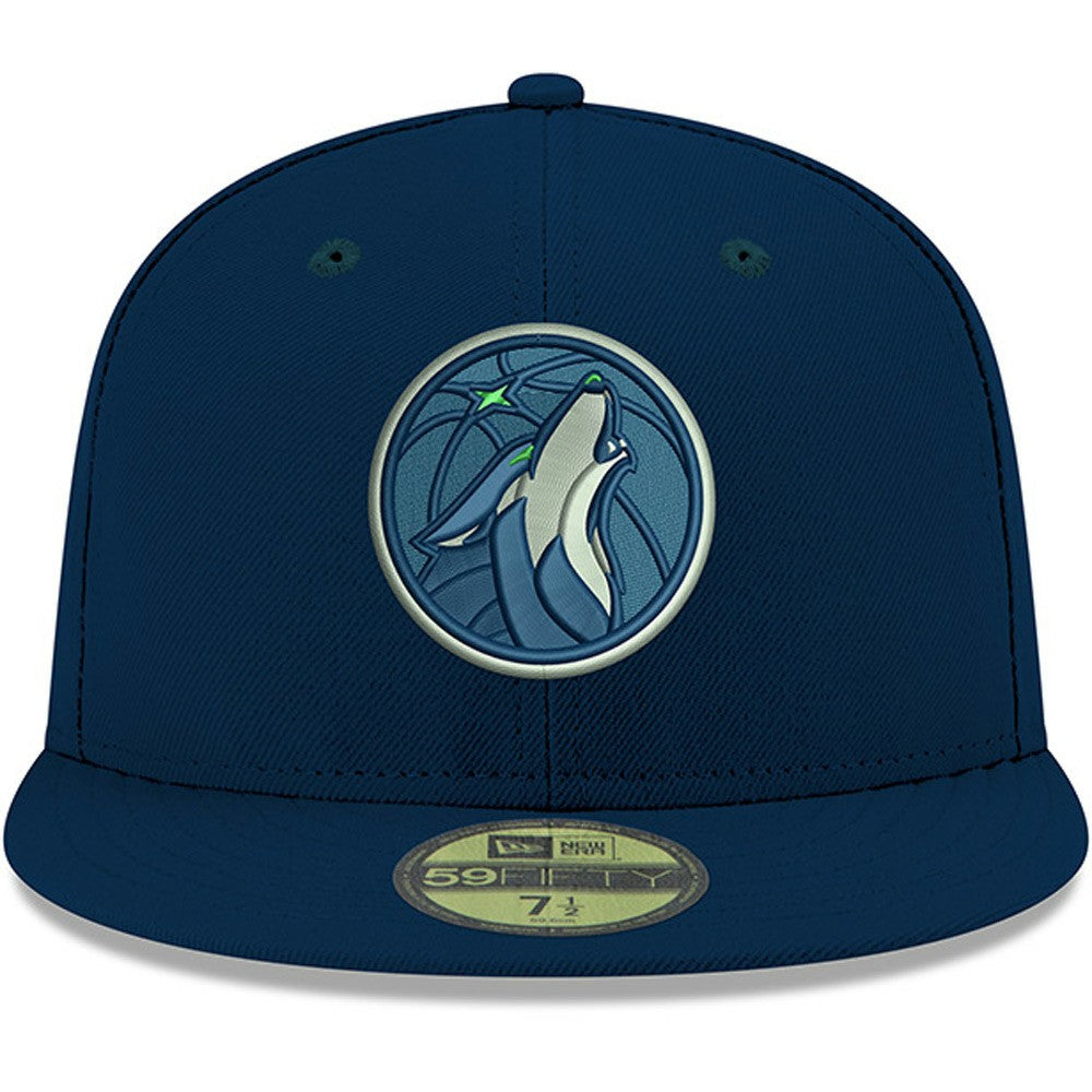 Navy Minnesota Timberwolves Youth Team Color 59FIFTY Fitted Hat | NBA