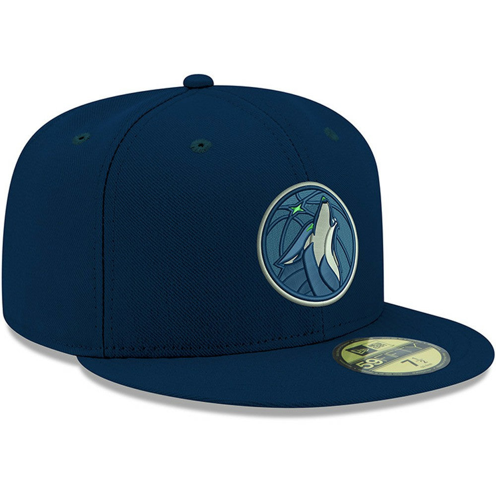Navy Minnesota Timberwolves Youth Team Color 59FIFTY Fitted Hat | NBA