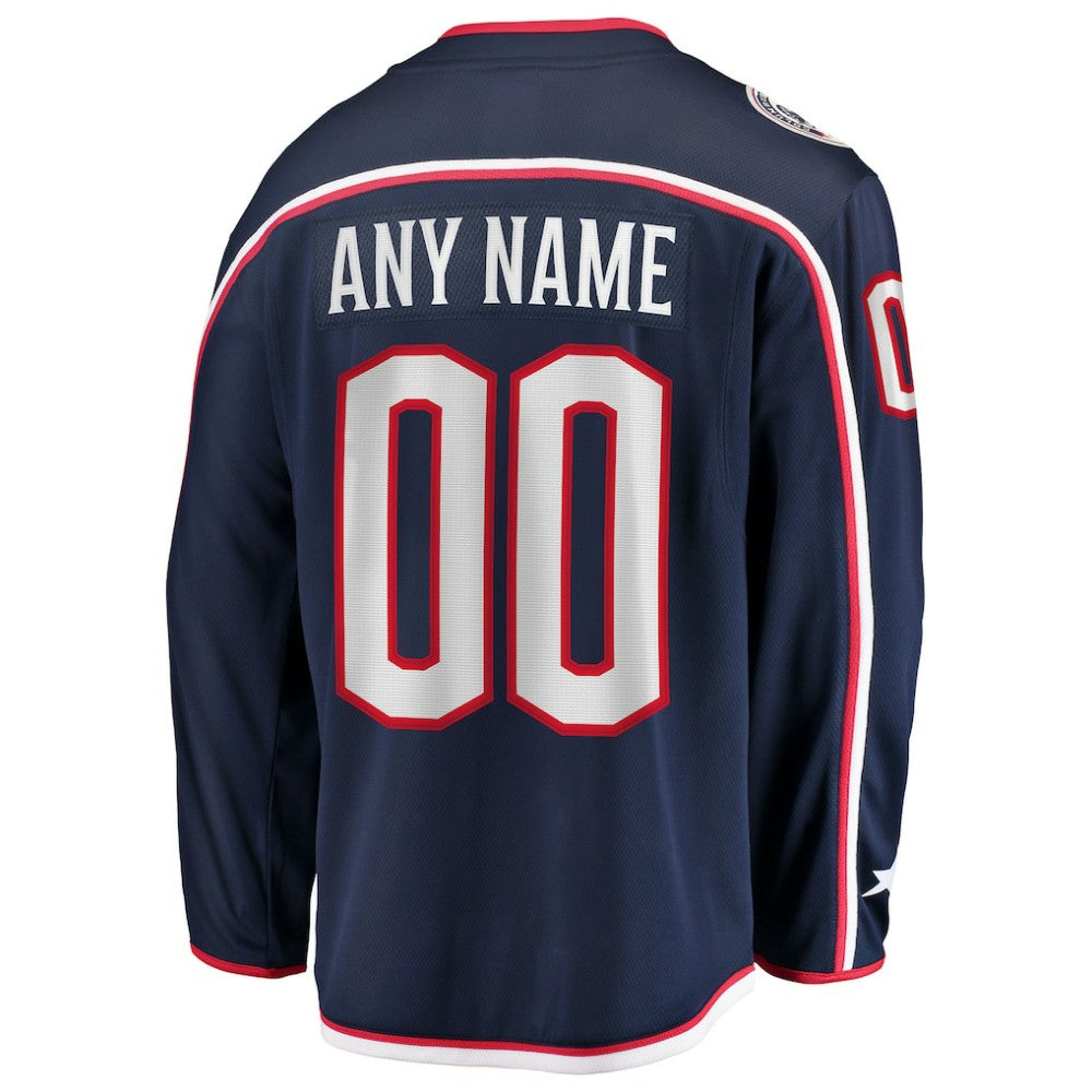 Columbus Blue Jackets Fanatics Home Breakaway Custom Jersey -  NHL Jerseys