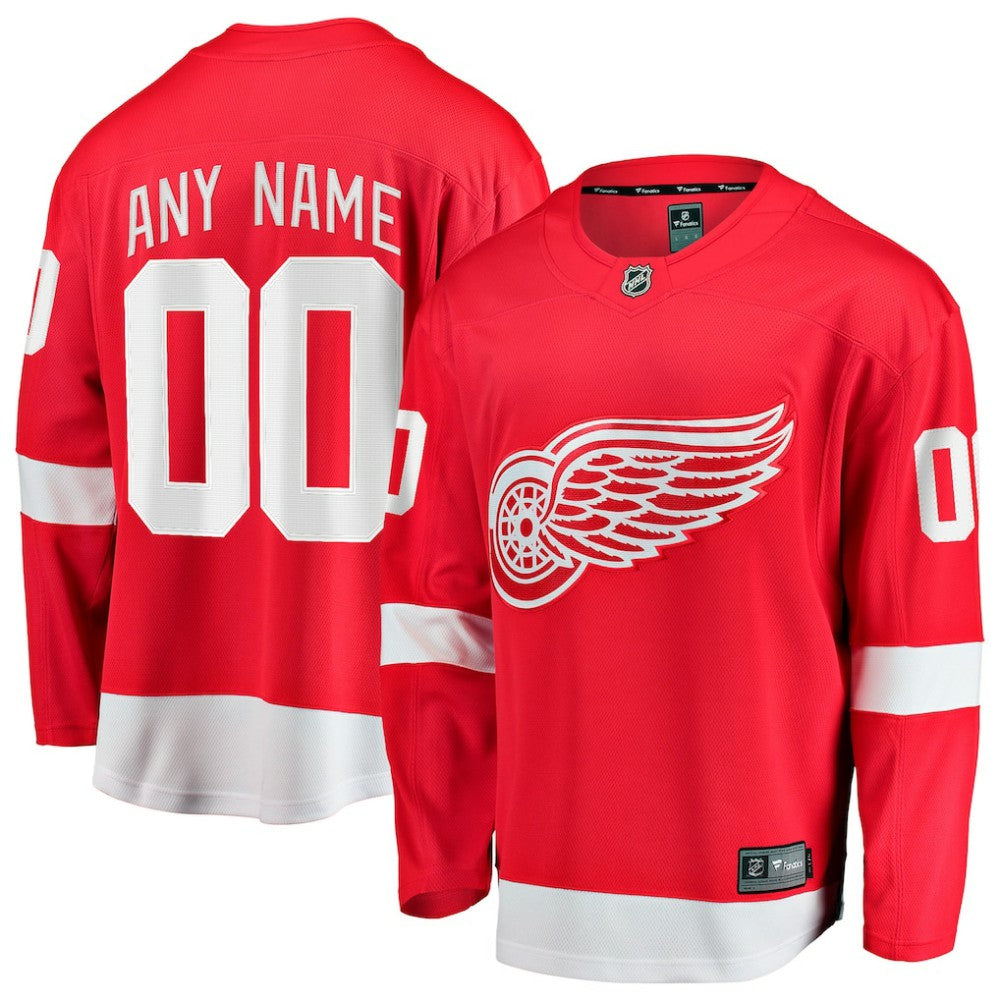 Detroit Red Wings Fanatics Home Breakaway Custom Jersey -  NHL Jerseys
