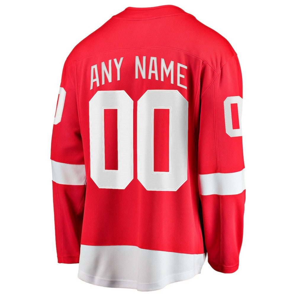 Detroit Red Wings Fanatics Home Breakaway Custom Jersey -  NHL Jerseys