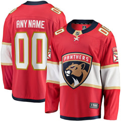 Florida Panthers Fanatics Home Breakaway Custom Jersey -  NHL Jerseys