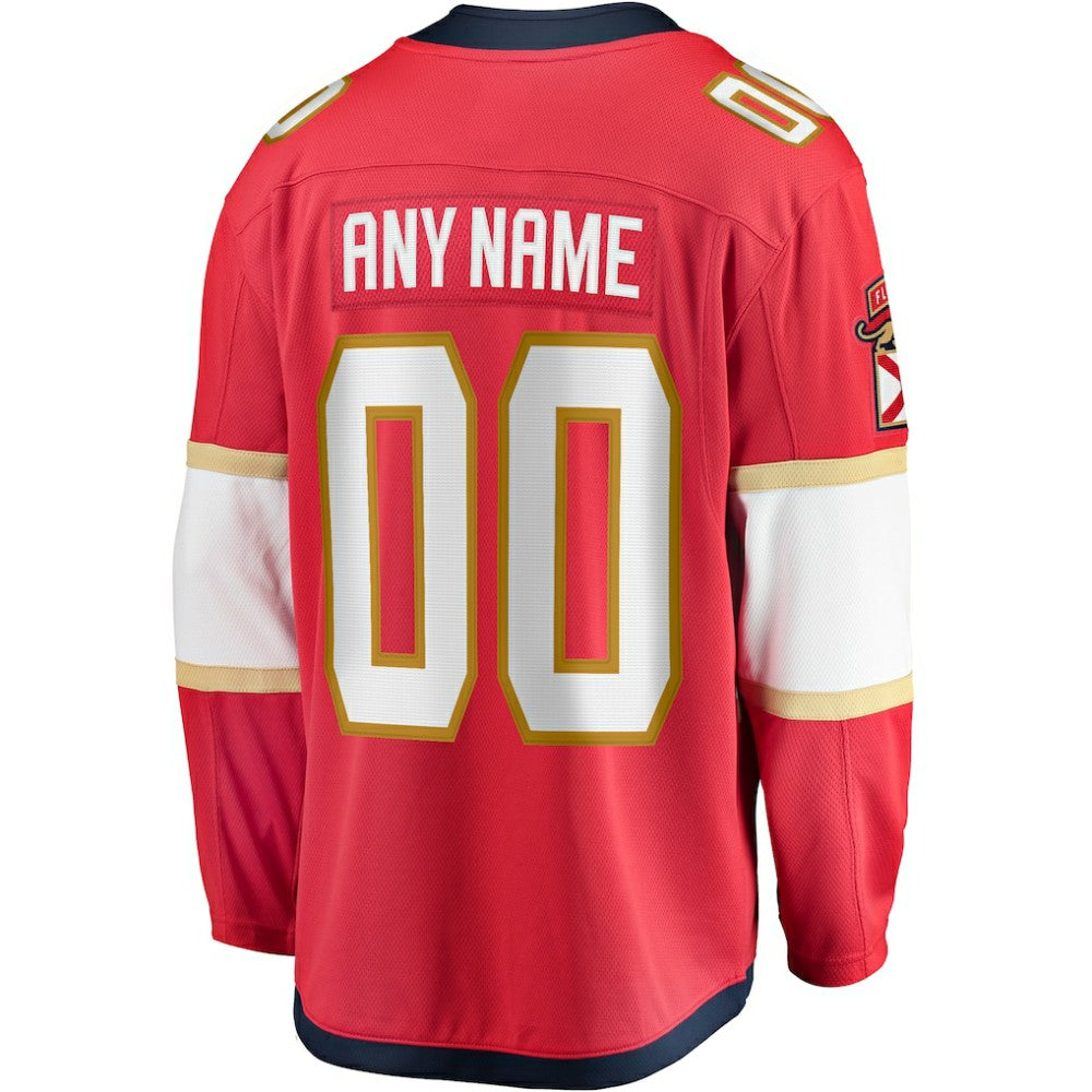 Florida Panthers Fanatics Home Breakaway Custom Jersey -  NHL Jerseys