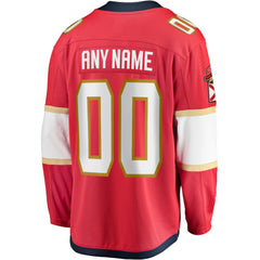 Florida Panthers Fanatics Home Breakaway Custom Jersey -  NHL Jerseys