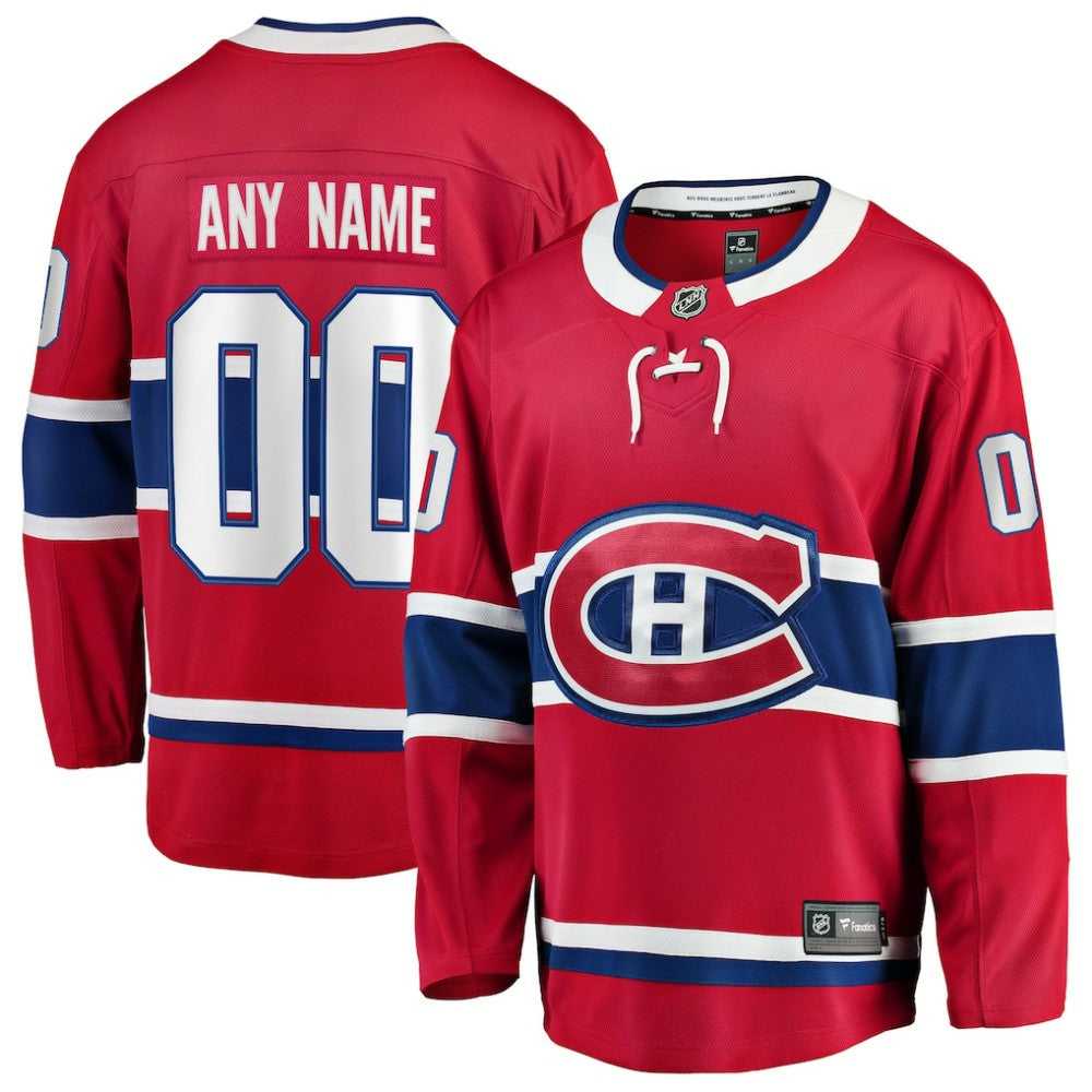 Montreal Canadiens Fanatics Home Breakaway Custom Jersey -  NHL Jerseys