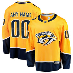 Nashville Predators Fanatics Home Breakaway Custom Jersey -  NHL Jerseys