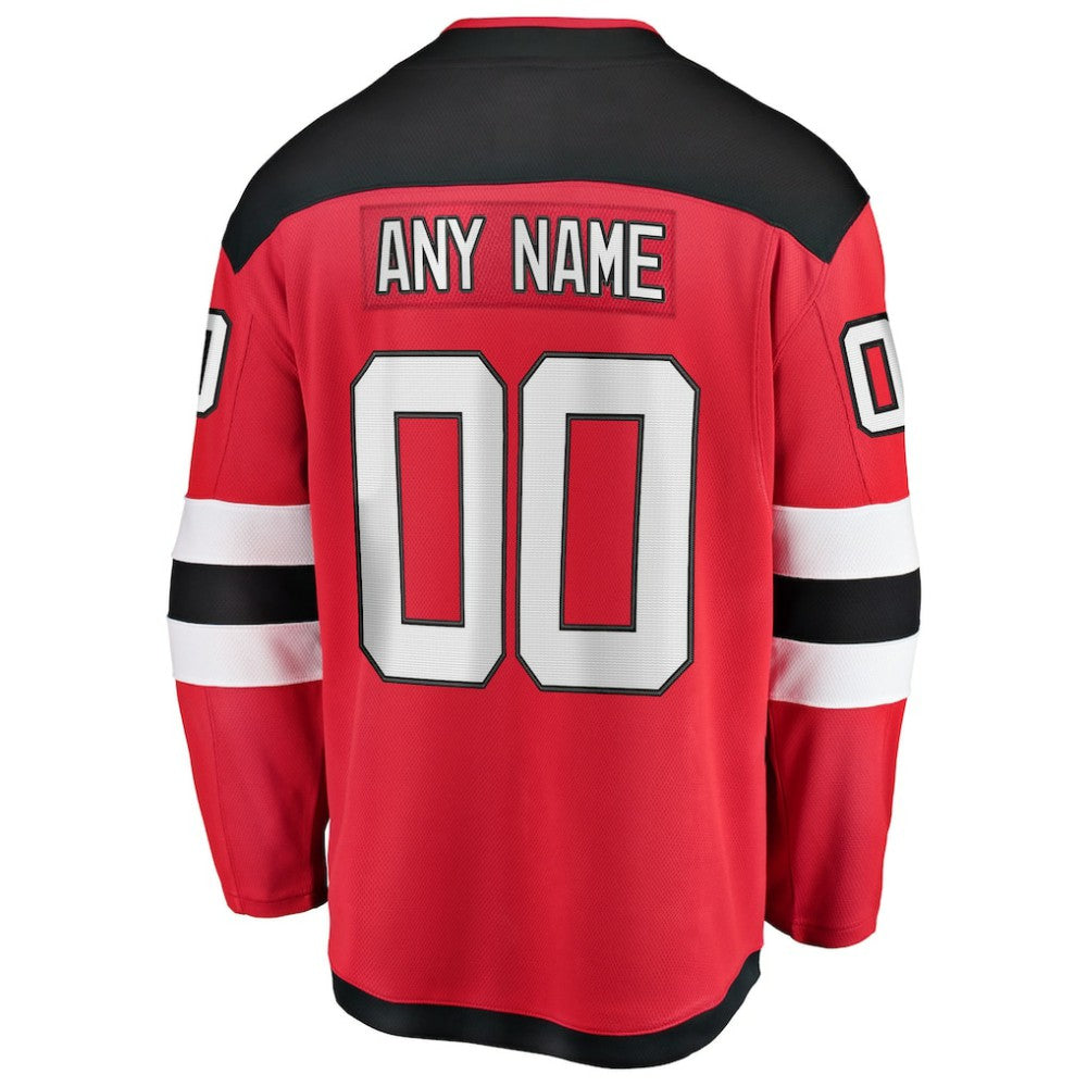 New Jersey Devils Fanatics Home Breakaway Custom Jersey -  NHL Jerseys