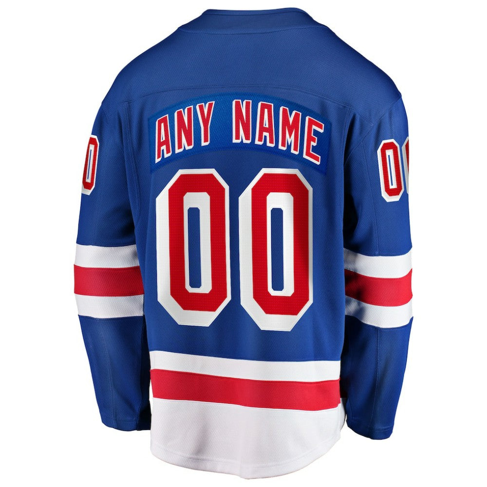 New York Rangers Fanatics Home Breakaway Custom Jersey -  NHL Jerseys