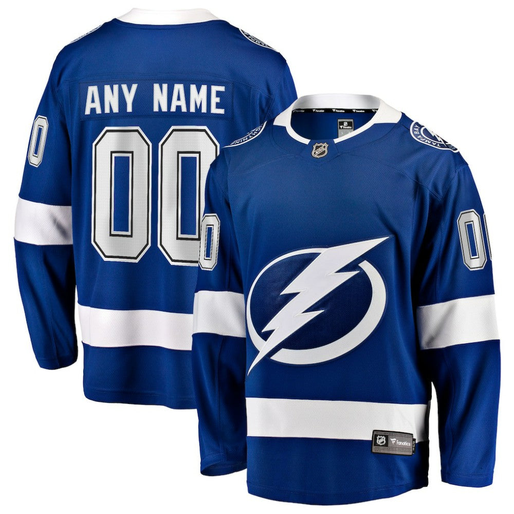 Tampa Bay Lightning Fanatics Home Breakaway Custom Jersey -  NHL Jerseys