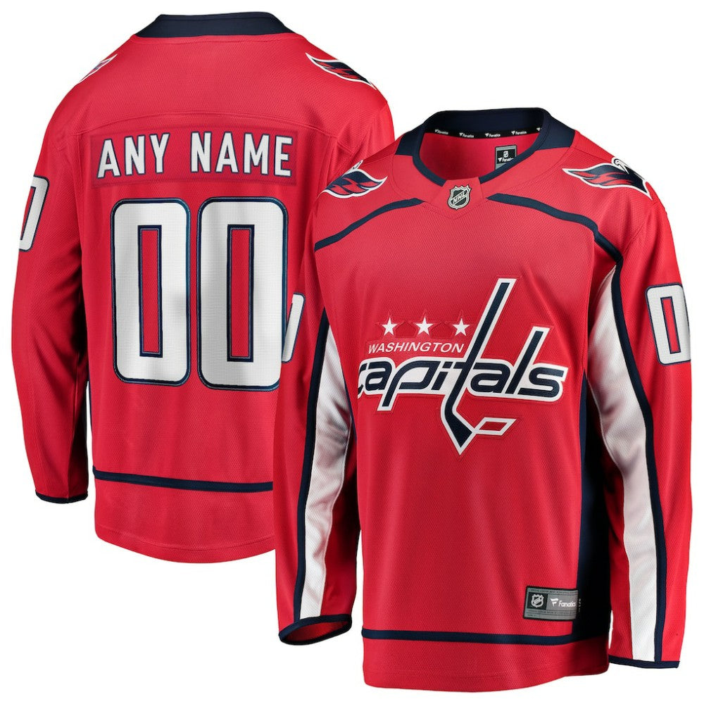 Washington Capitals Fanatics Home Breakaway Custom Jersey -  NHL Jerseys