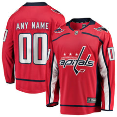 Washington Capitals Fanatics Home Breakaway Custom Jersey -  NHL Jerseys