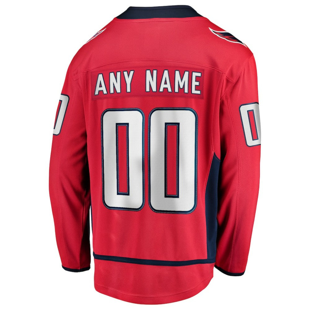 Washington Capitals Fanatics Home Breakaway Custom Jersey -  NHL Jerseys