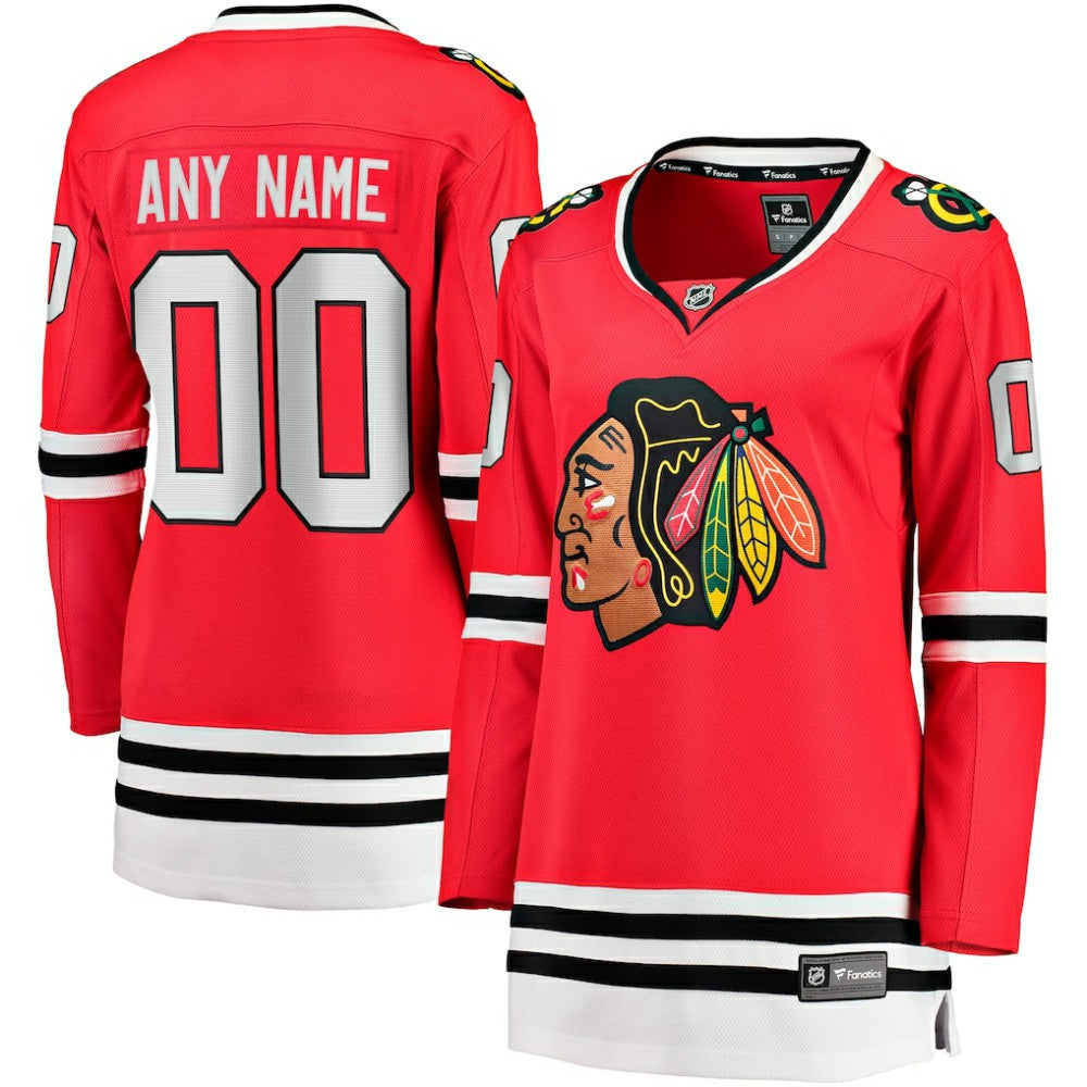 Chicago Blackhawks Fanatics Women's Home Breakaway Custom Jersey -  NHL Jerseys