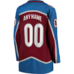Colorado Avalanche Fanatics Women's Home Breakaway Custom Jersey -  NHL Jerseys