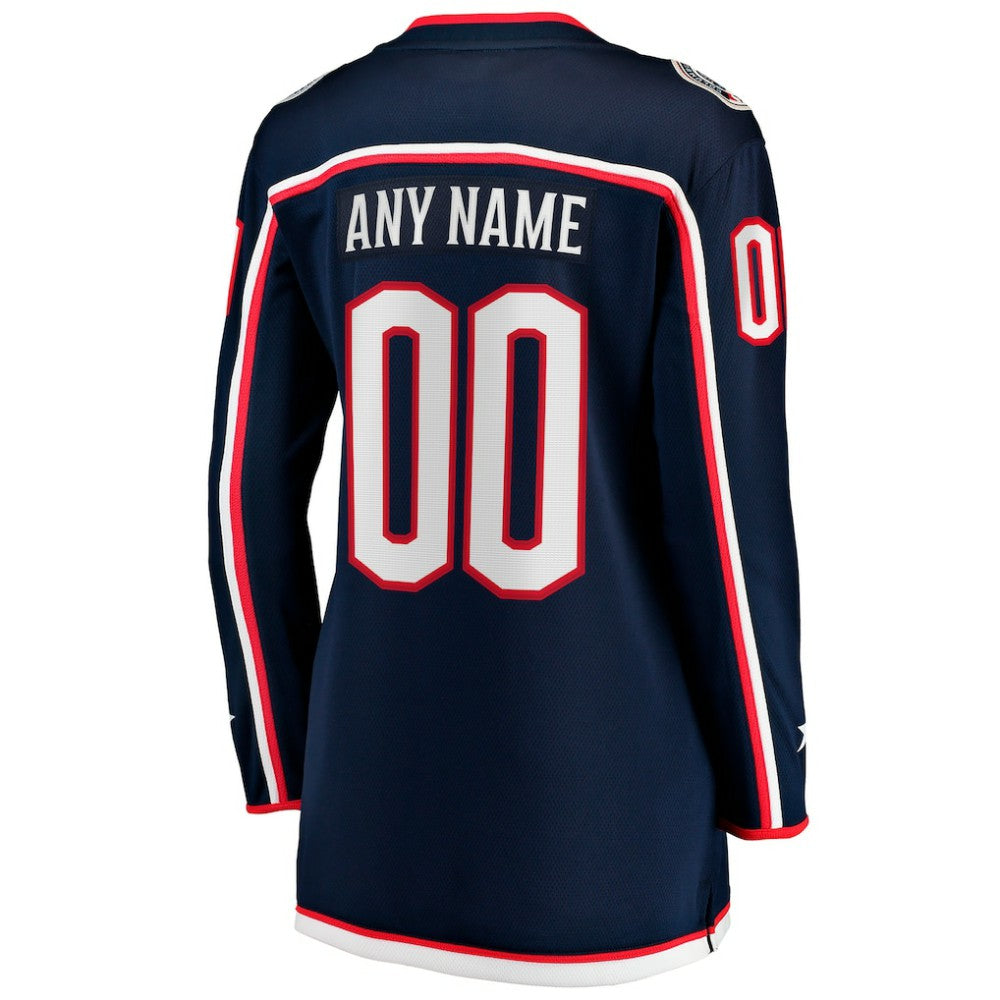 Columbus Blue Jackets Fanatics Women's Home Breakaway Custom Jersey -  NHL Jerseys