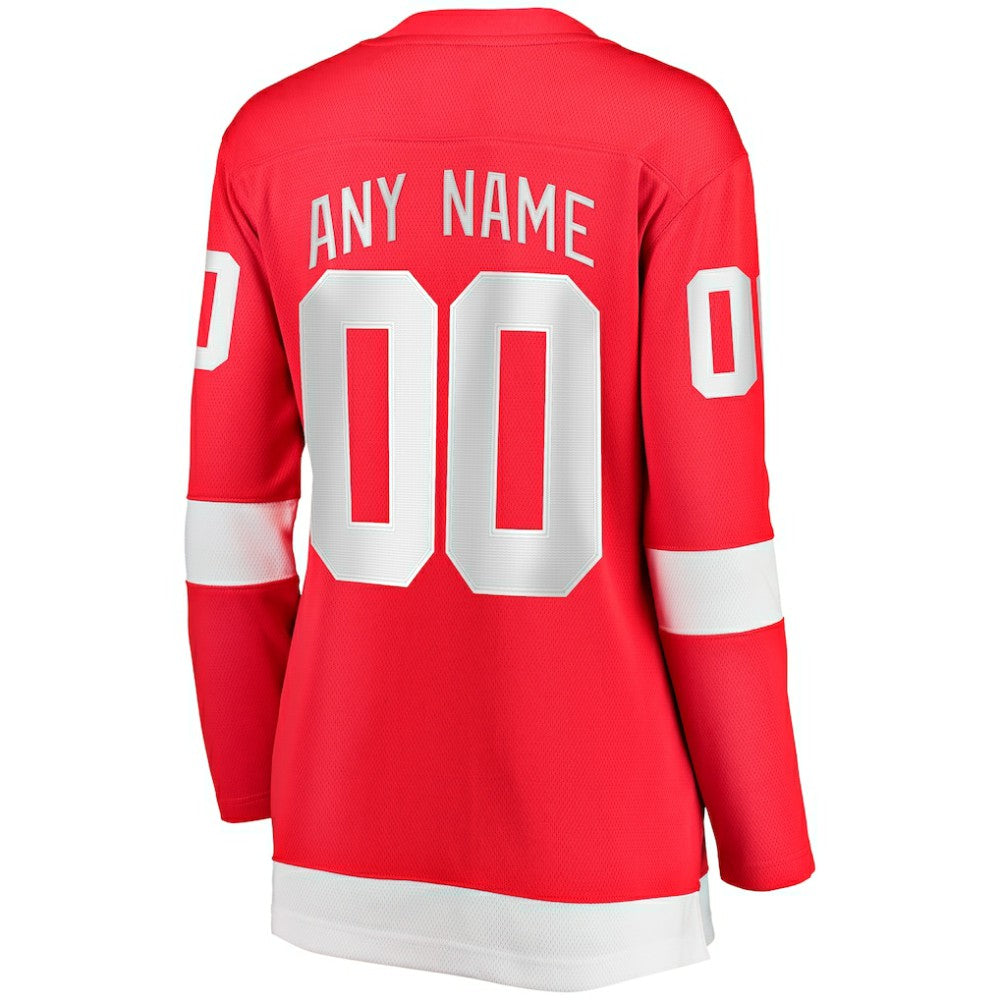 Detroit Red Wings Fanatics Women's Home Breakaway Custom Jersey -  NHL Jerseys