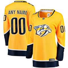 Nashville Predators Fanatics Women's Home Breakaway Custom Jersey -  NHL Jerseys