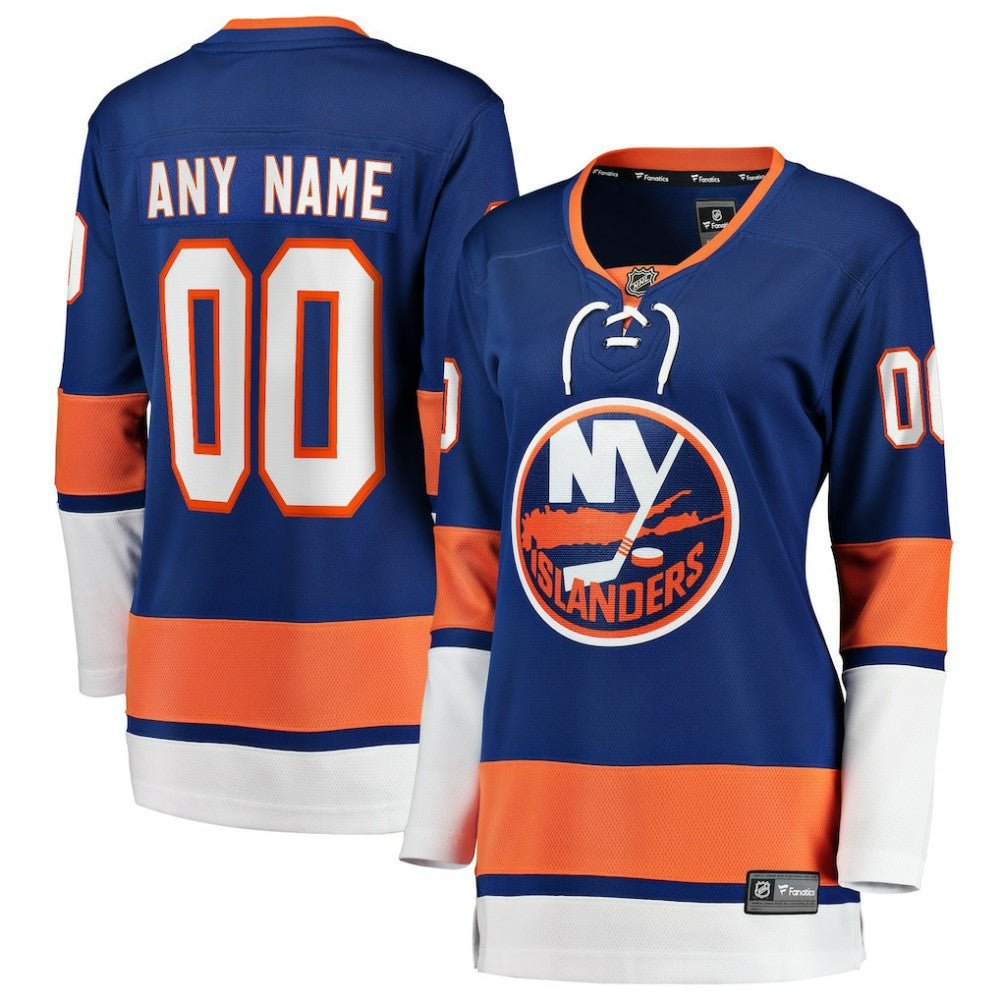 New York Islanders Fanatics Women's Home Breakaway Custom Jersey -  NHL Jerseys