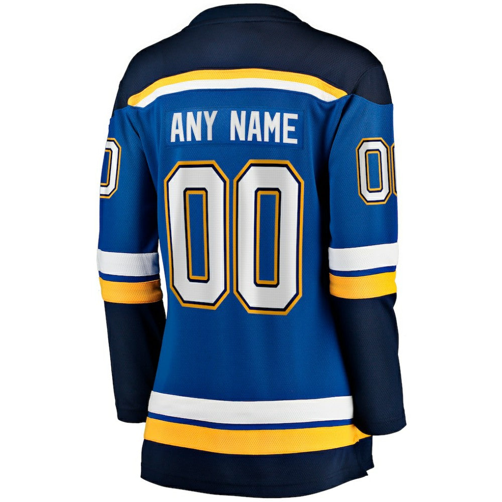St. Louis Blues Fanatics Women's Home Breakaway Custom Jersey -  NHL Jerseys