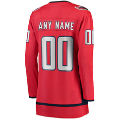Washington Capitals Fanatics Women's Home Breakaway Custom Jersey -  NHL Jerseys