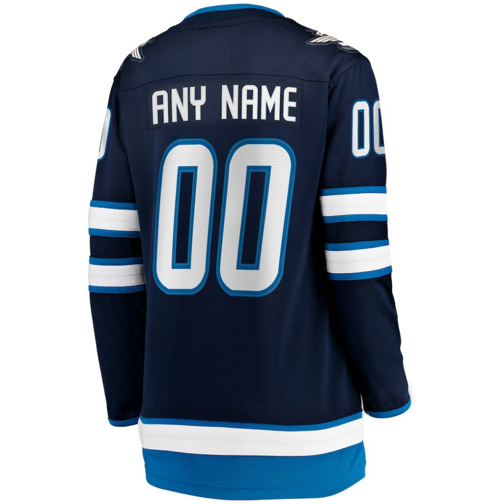 Winnipeg Jets Fanatics Women's Home Breakaway Custom Jersey -  NHL Jerseys