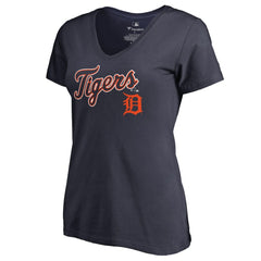 Detroit Tigers Women's Team Lockup T-Shirt - MLB T-shirts