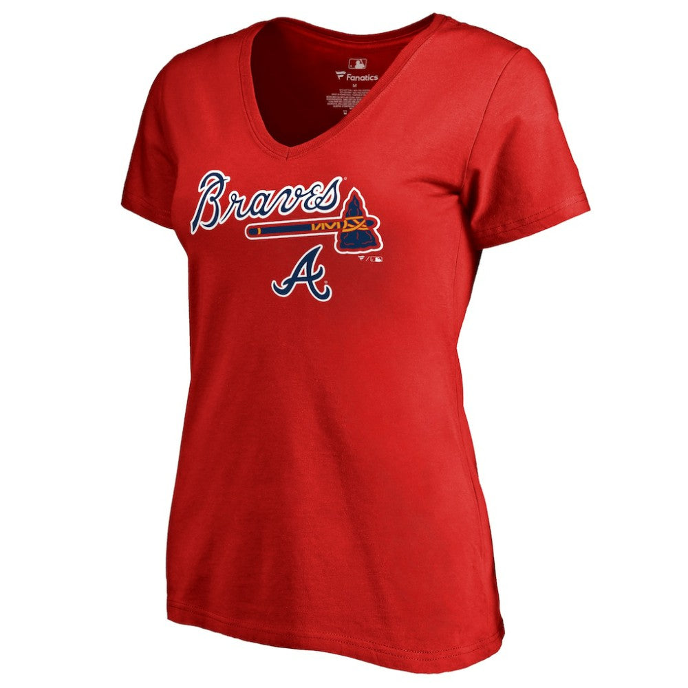 Atlanta Braves Women's Team Lockup T-Shirt - MLB T-shirts