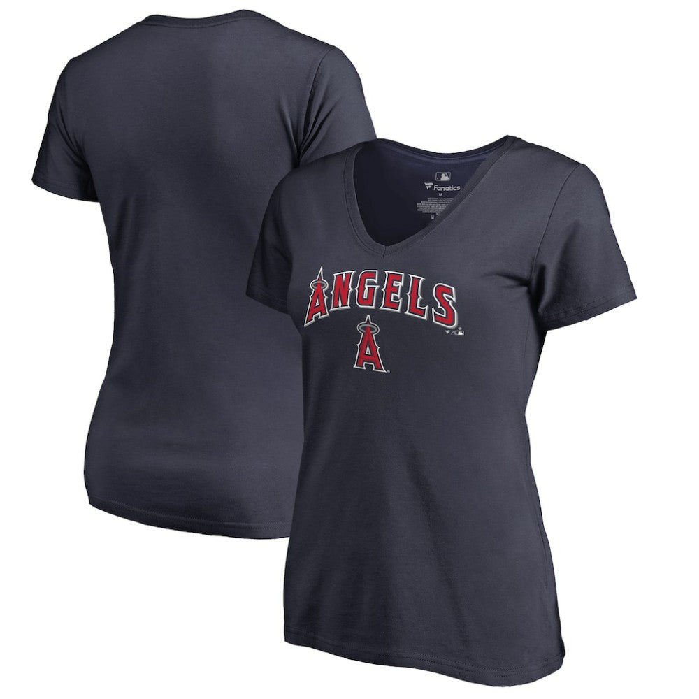 Los Angeles Angels Women's Team Lockup T-Shirt - MLB T-shirts