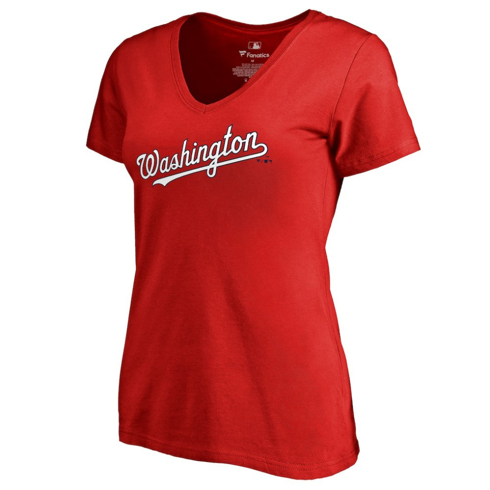 Washington Nationals Women's Team Wordmark T-Shirt - MLB T-shirts