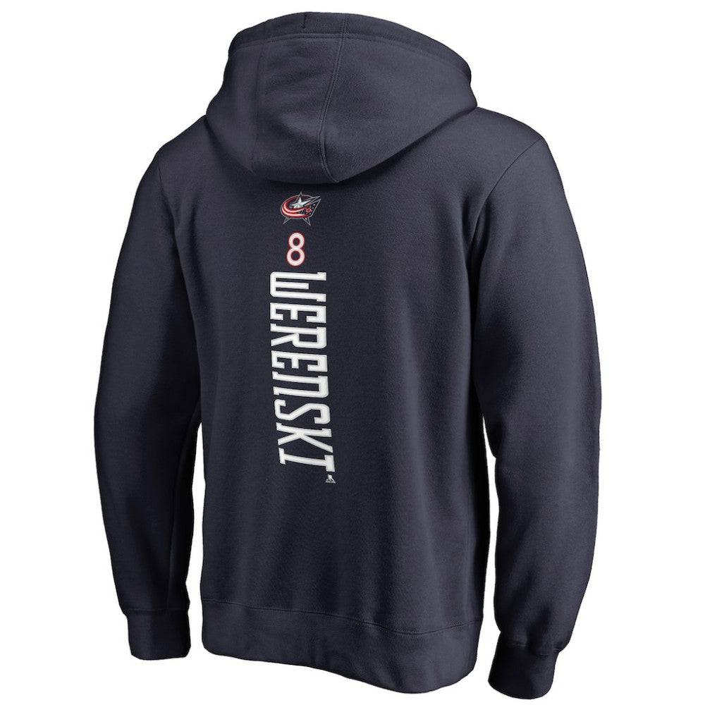 Zach Werenski Columbus Blue Jackets Backer Pullover Hoodie -  NHL Hoodies