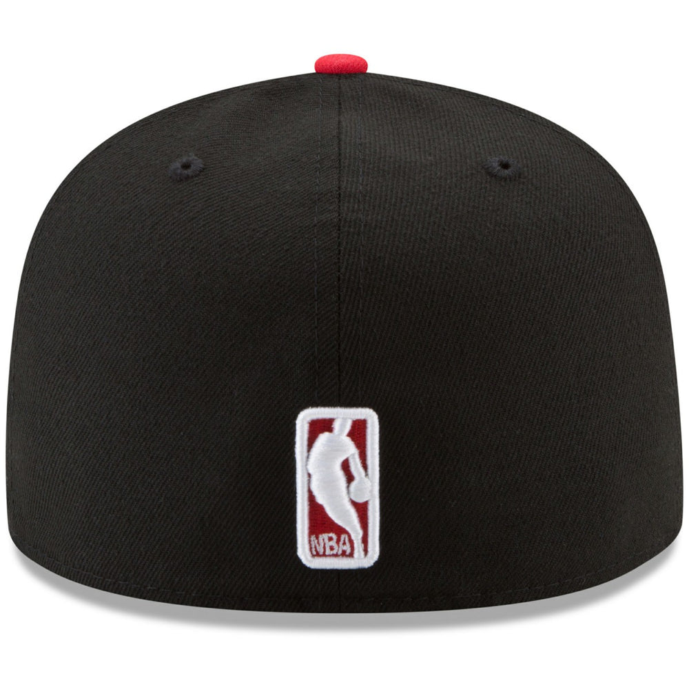 Black/Red Portland Trail Blazers Team Color 2-Tone 59FIFTY Fitted Hat | NBA
