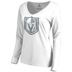 Vegas Golden Knights Women's White Out Long Sleeve T-Shirt -  NHL T-shirts