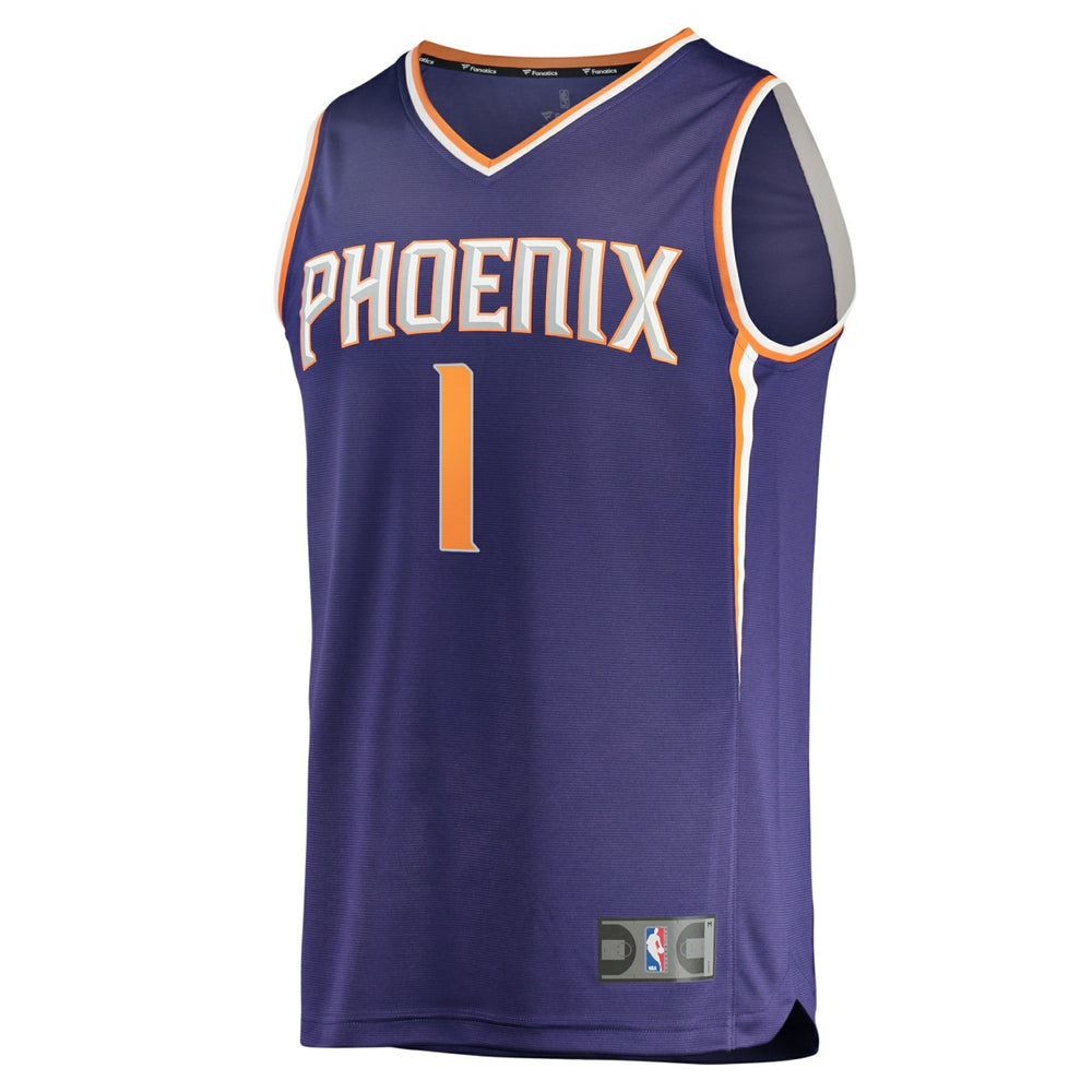 Icon Edition Devin Booker Phoenix Suns Fast Break Replica Jersey Purple | NBA