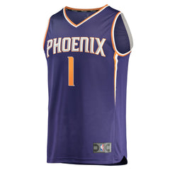 Icon Edition Devin Booker Phoenix Suns Fast Break Replica Jersey Purple | NBA