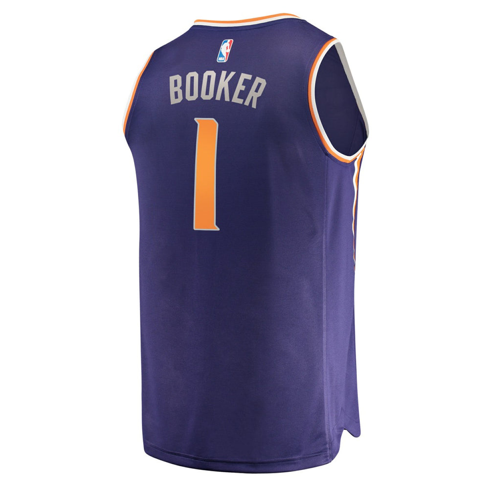 Icon Edition Devin Booker Phoenix Suns Fast Break Replica Jersey Purple | NBA