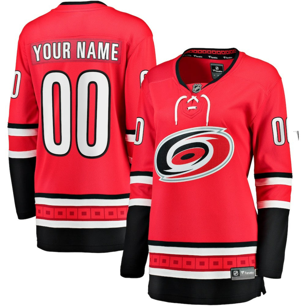 Carolina Hurricanes Fanatics Women's Alternate Breakaway Custom Jersey -  NHL Jerseys