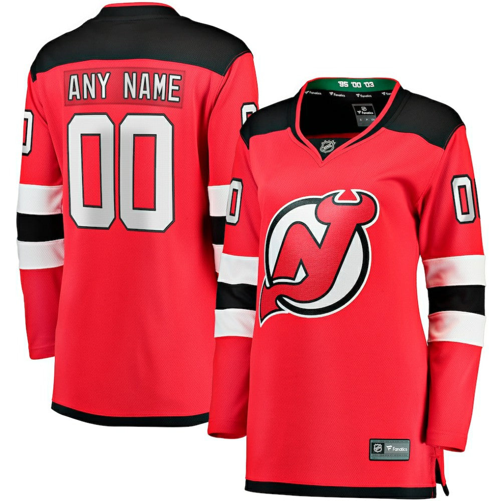 New Jersey Devils Fanatics Women's Home Breakaway Custom Jersey -  NHL Jerseys