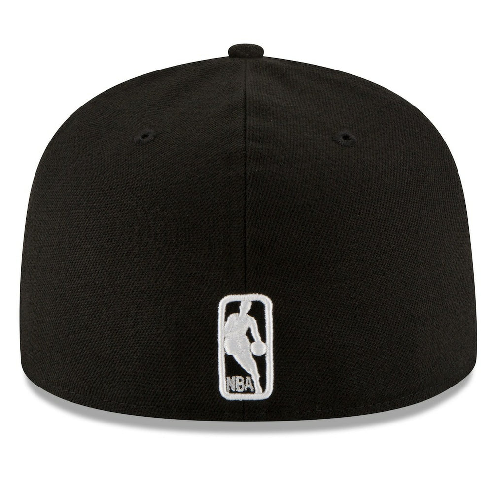 Black Boston Celtics Black & White Logo 59FIFTY Fitted Hat | NBA